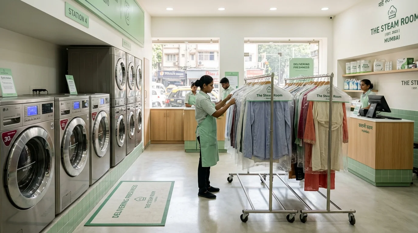 Laundry Services at Qsec Dryclean Studio
